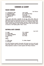 Recipe Page Format F21