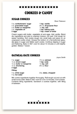 Recipe Page Format F4